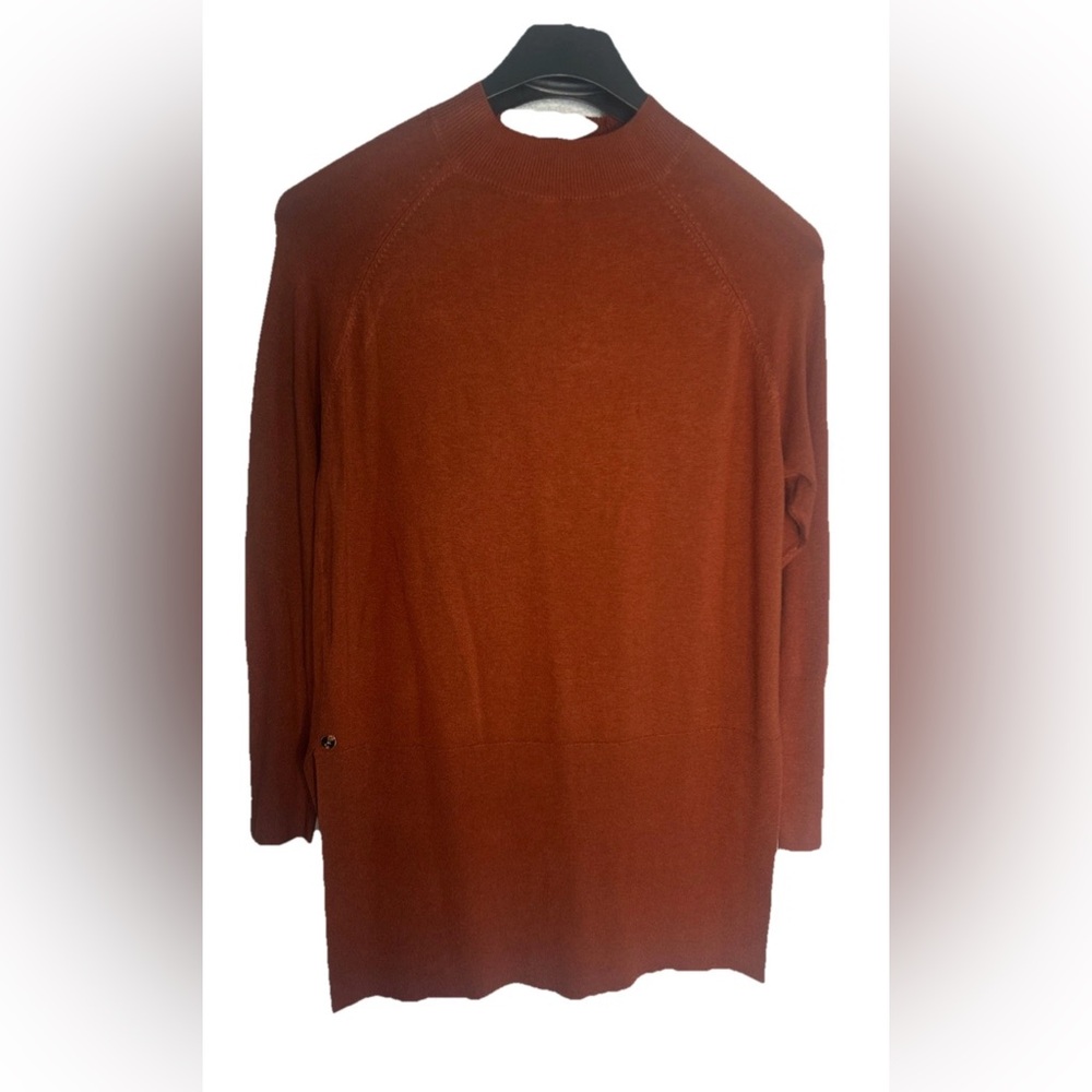 NWT Joseph Ribkoff Women’s Brick Orange Pullover Cardigan Sweater Medium